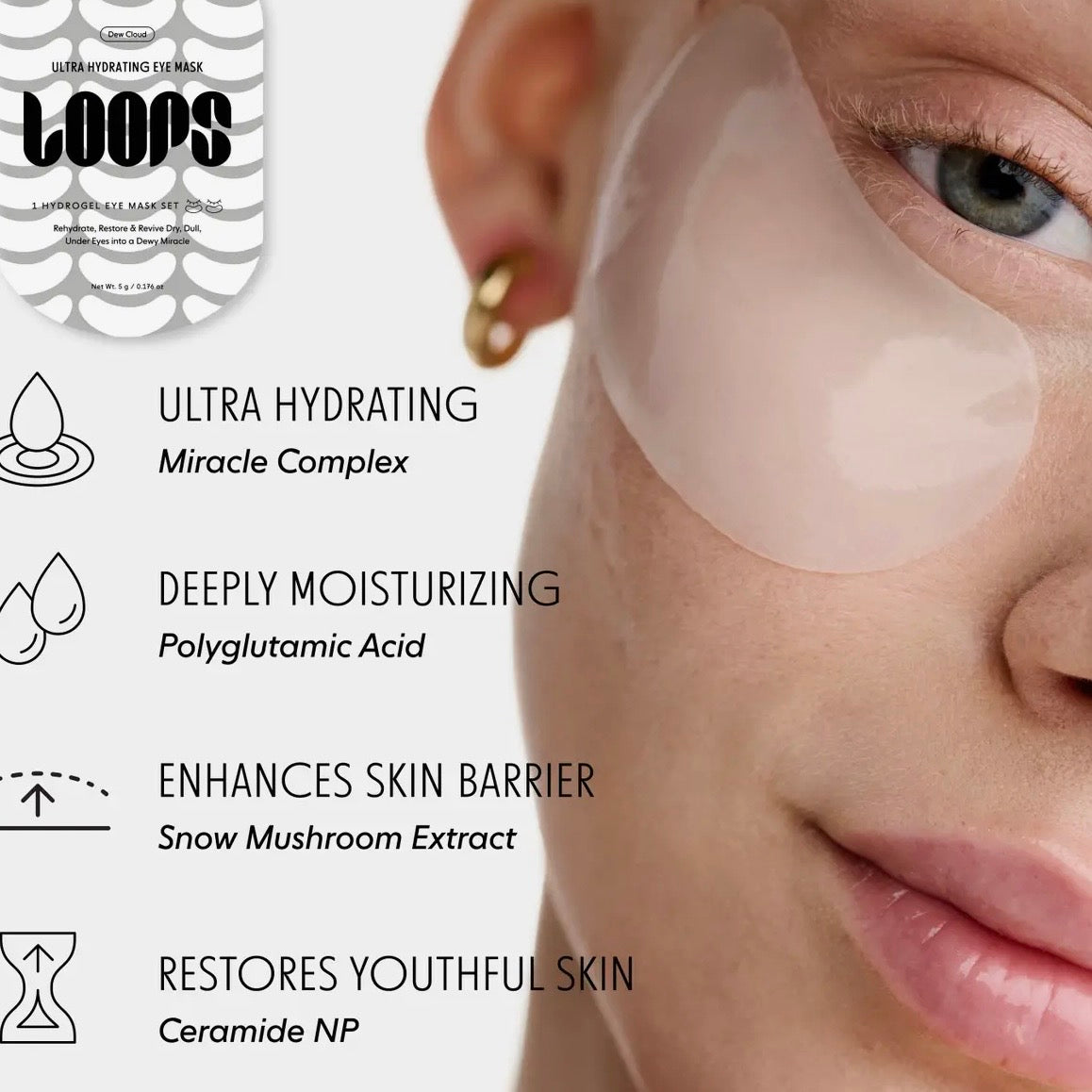 Dew Cloud Eye Single Mask Set