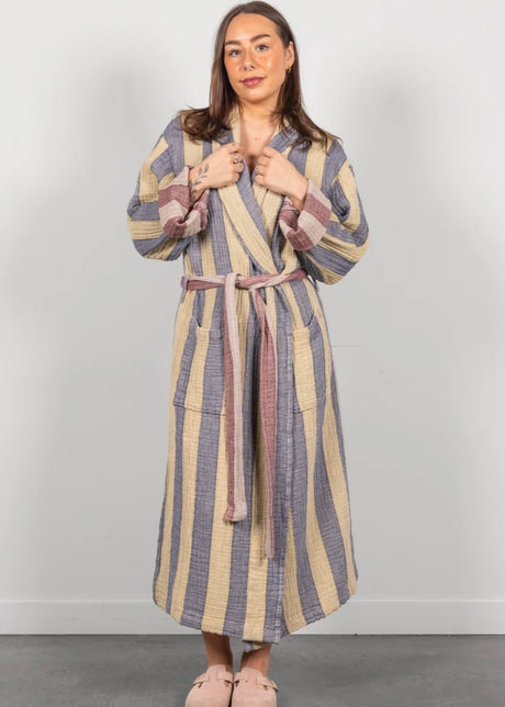 THE CASCADE | Stripe Unisex Robe