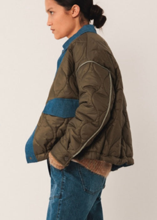 Contrast Padded Jacket