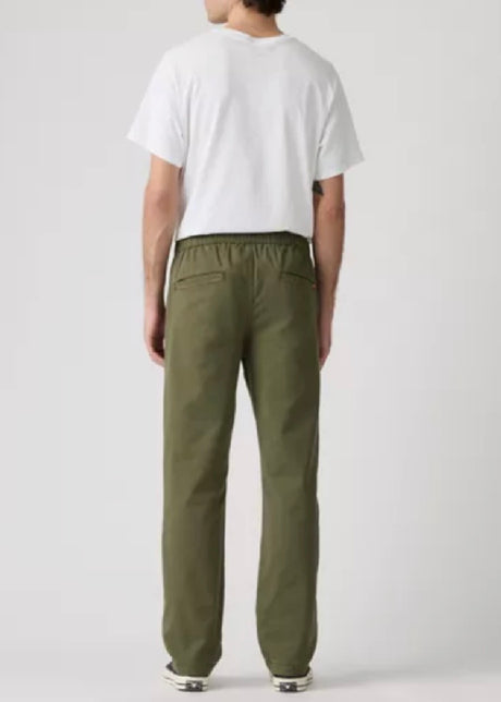 Pull-On Relaxed Straight Twill