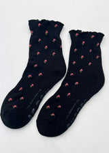 Petal Ruffle Hugger Sock