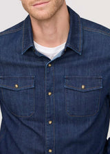 Performance Denim Lite Two-Pocket Shirt - Dark Stone