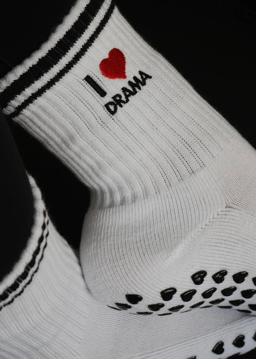 I Love Drama Grip Socks