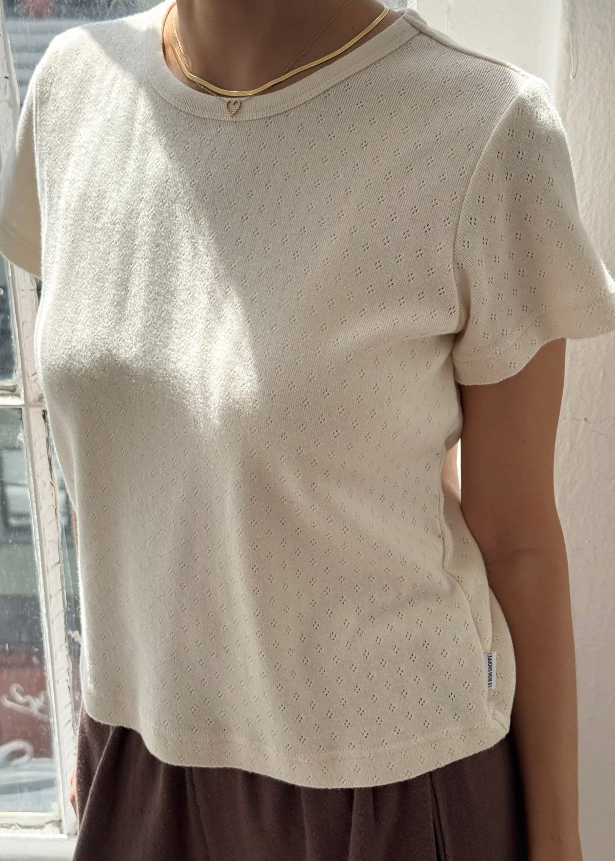 Pointelle Babe T-Shirt