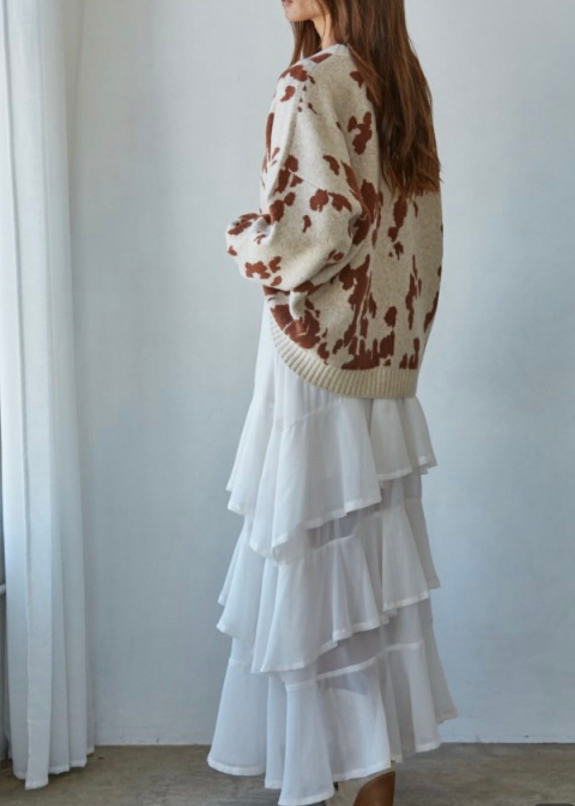 *pre-order jan 5th Maisey Cow Print Sweater