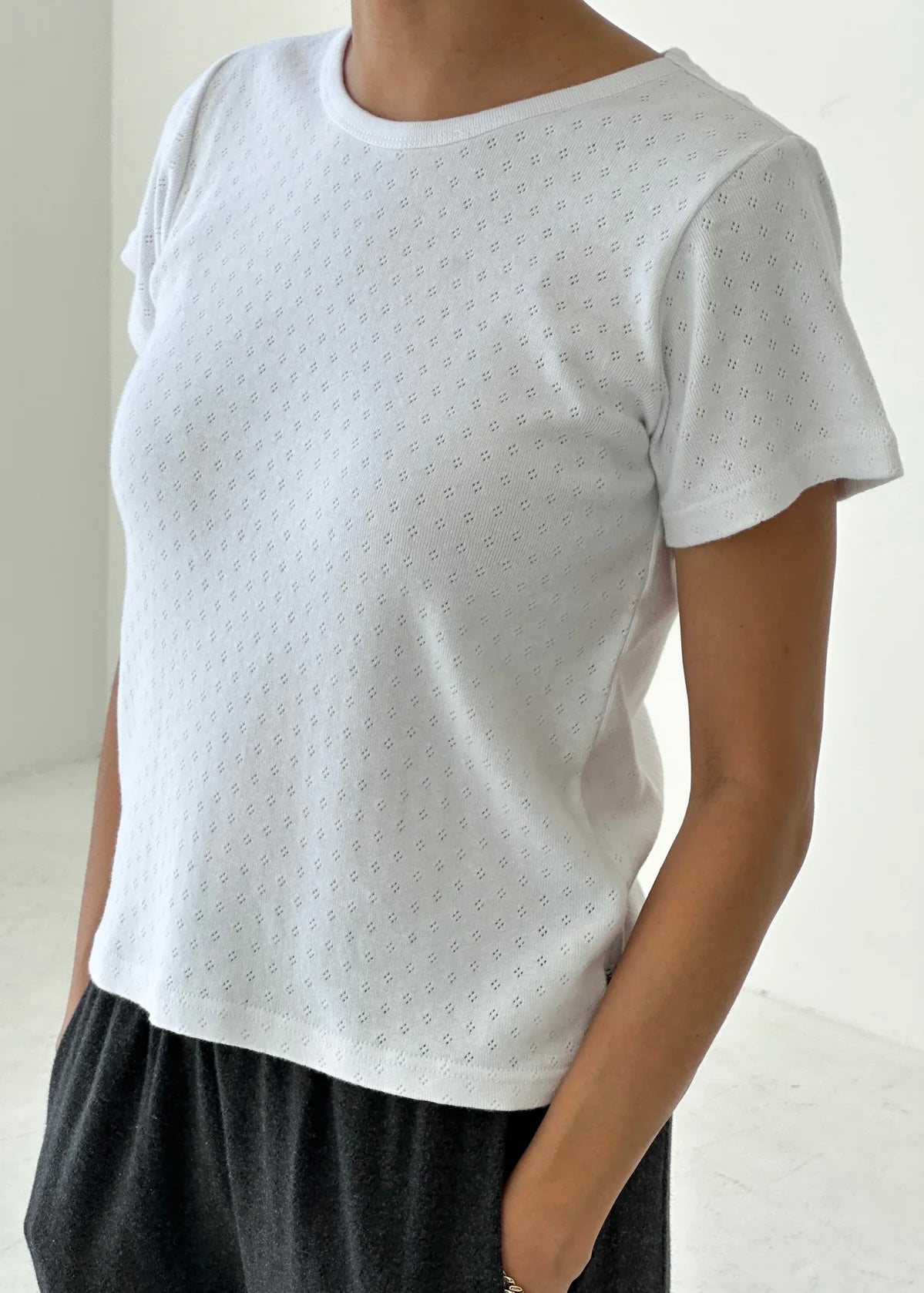 Pointelle Babe T-Shirt