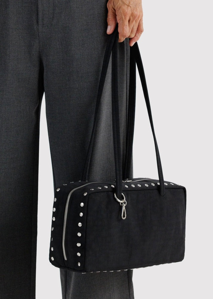 Nylon Bowler Bag - Studs