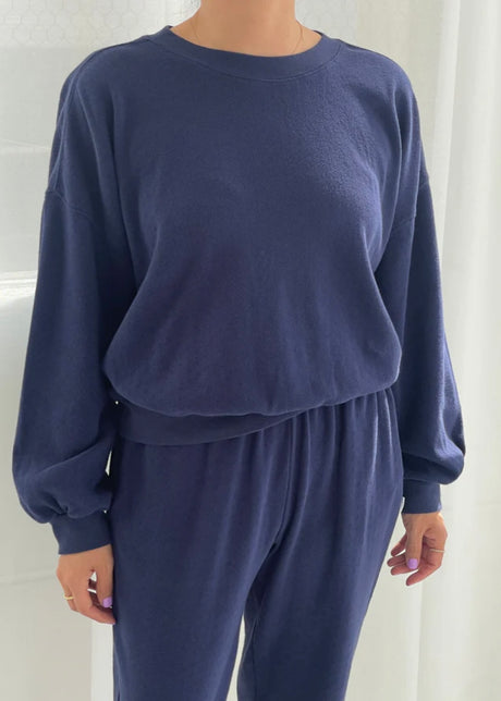 *pre-order Pointelle Crew Sweatshirt