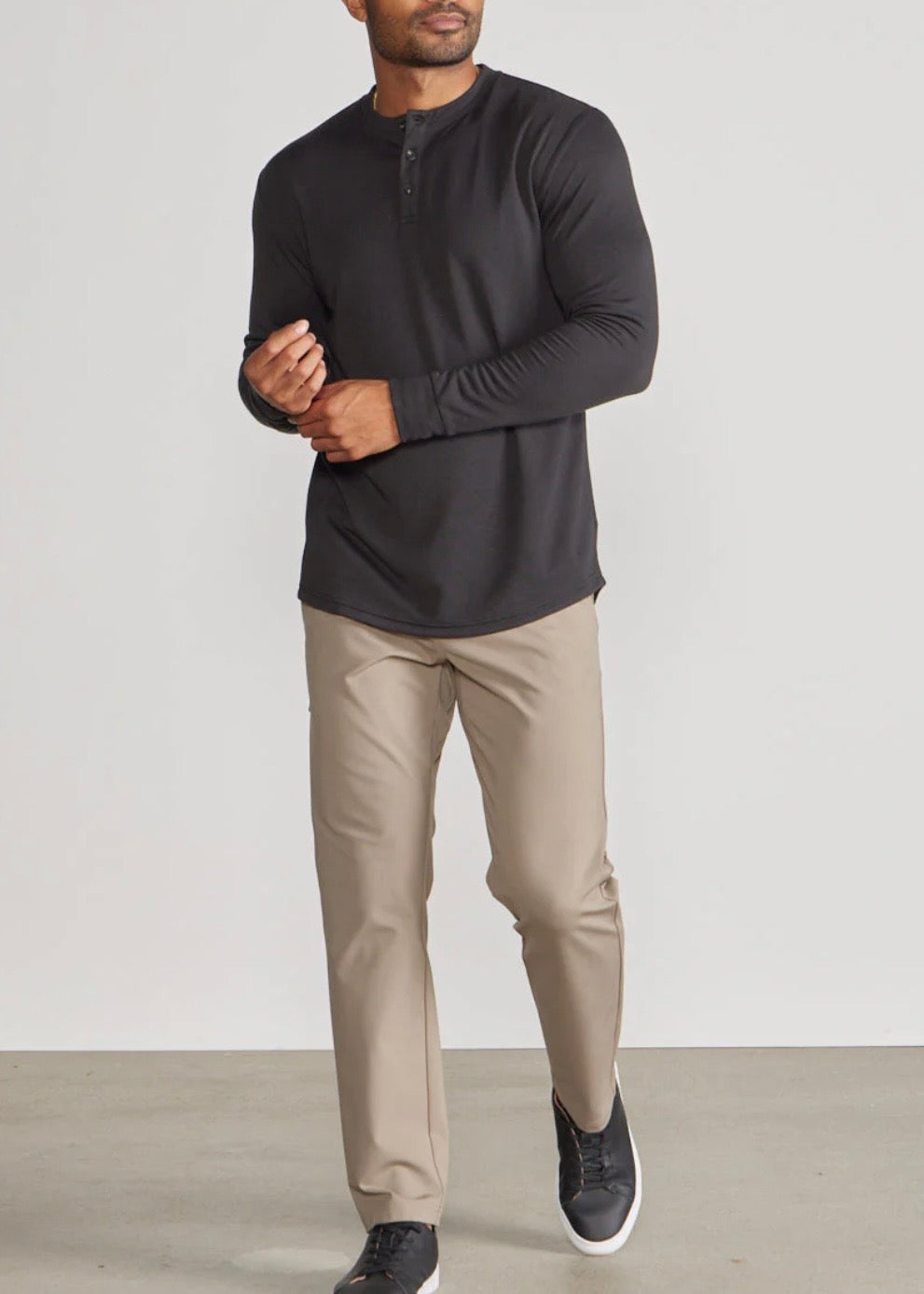 Comfort Wool Long Sleeve Henley