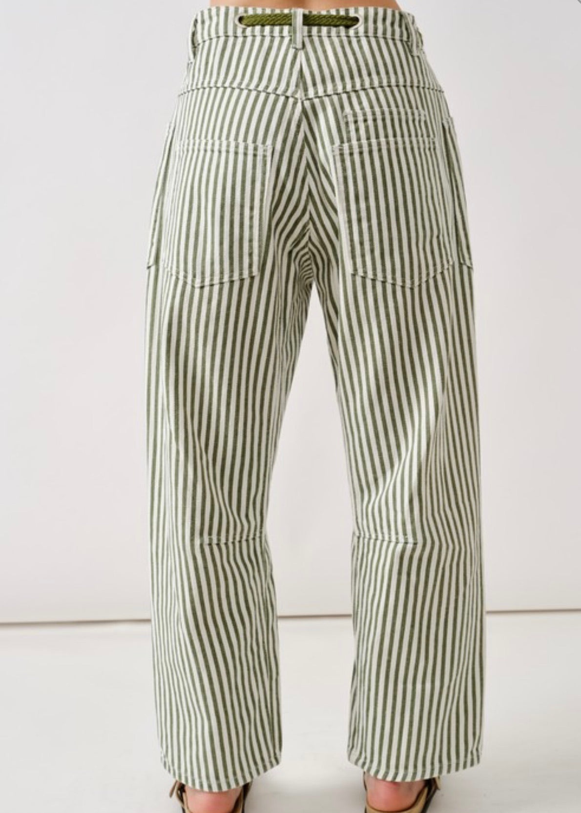 Danny Barrel Pants with Drawstring