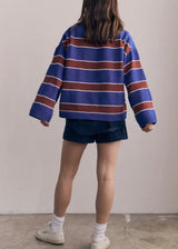 Classic Contrast Striped Sweater