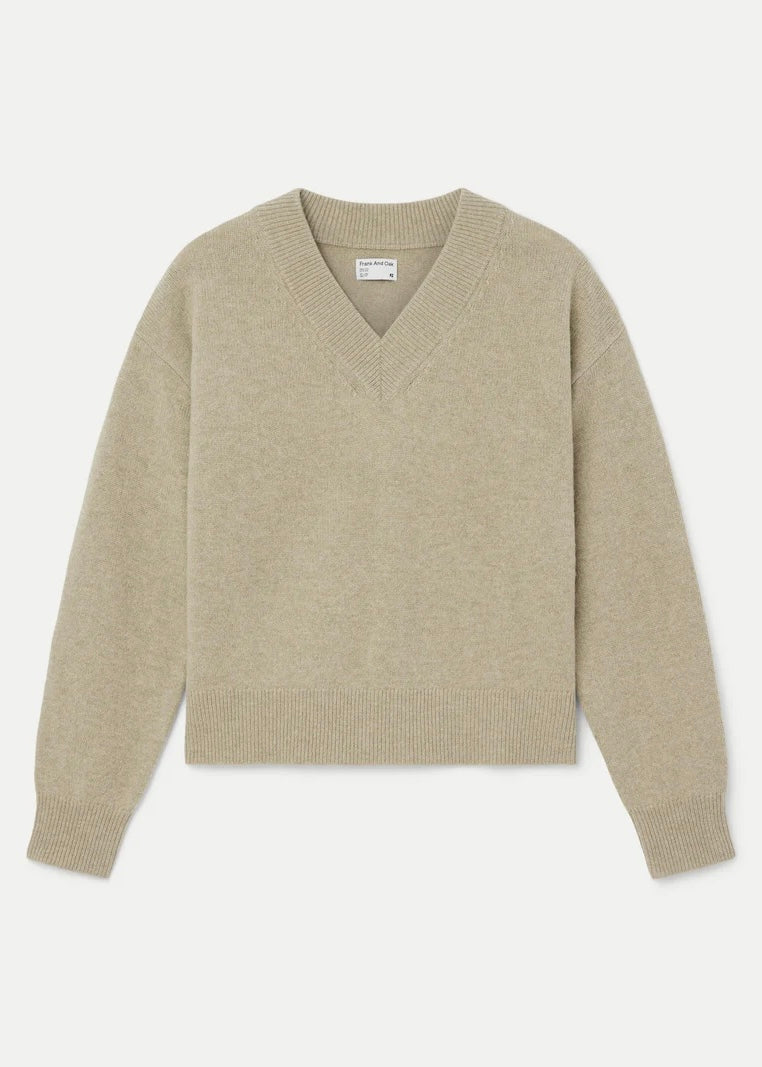 The Yak Wool V Neck Sweater