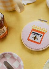 Honey Jar Cross Stitch Kit