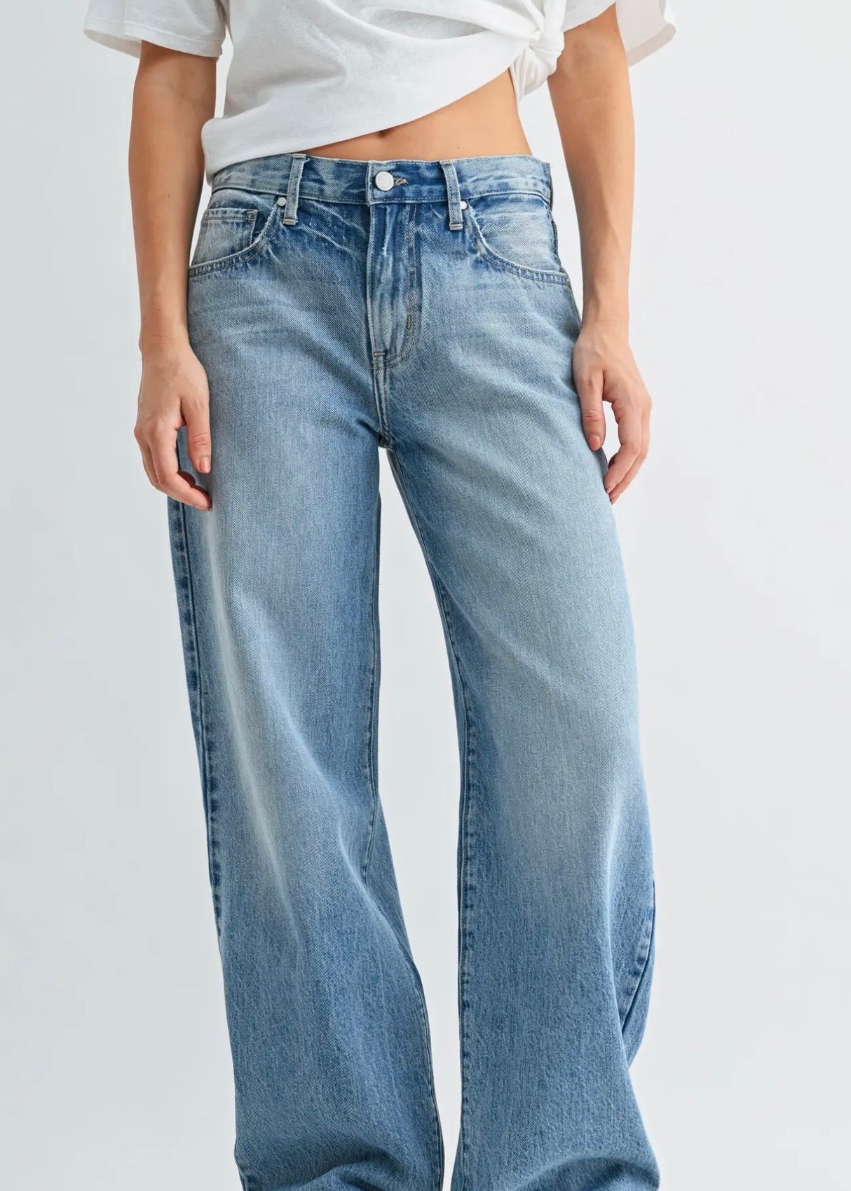 Baggy Dad Jean Light Denim