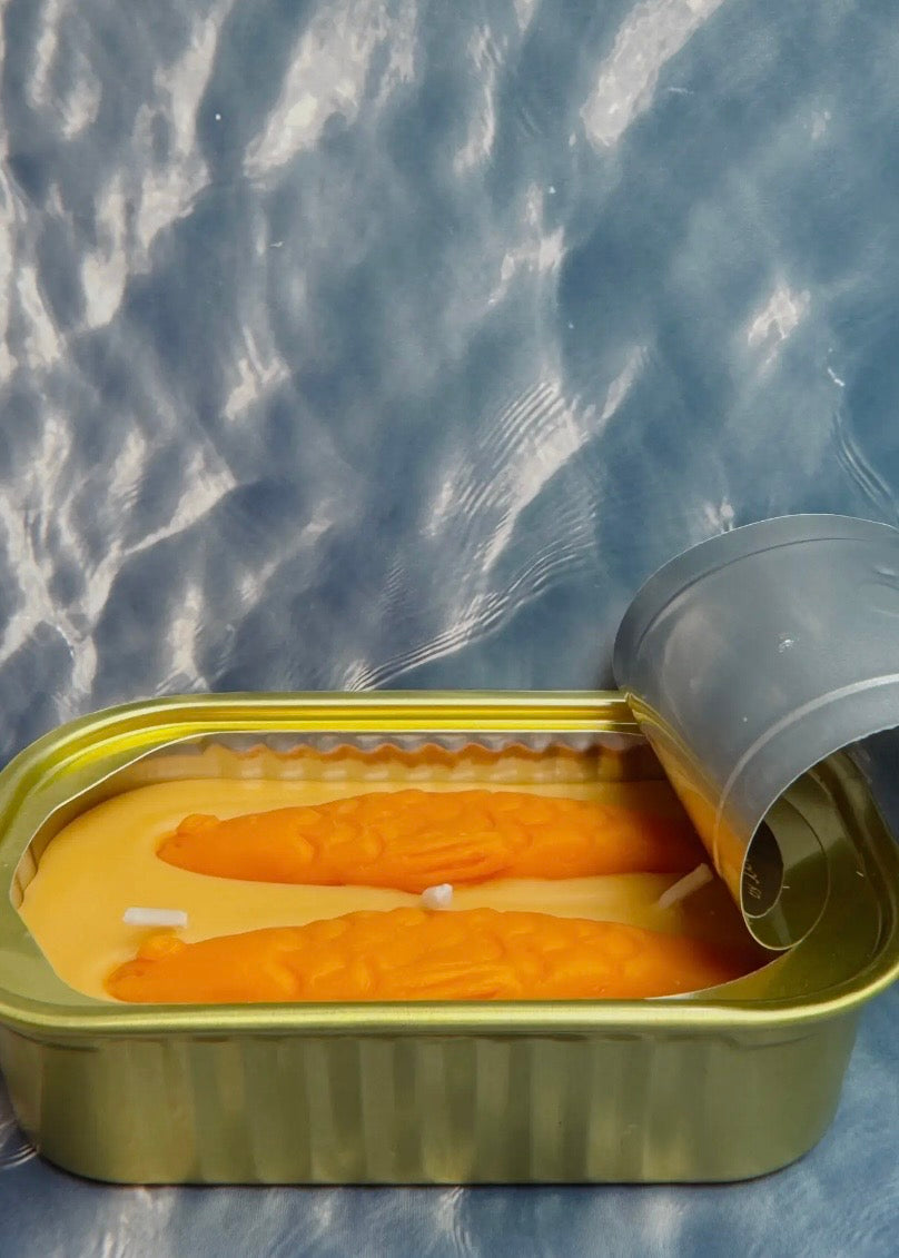 Tinned Fish Candle Sandalwood Candle