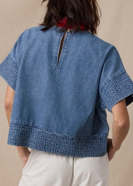 Trudy Denim Top