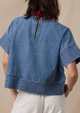 Trudy Denim Top