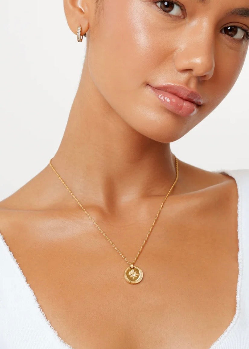 Golden Compass Necklace