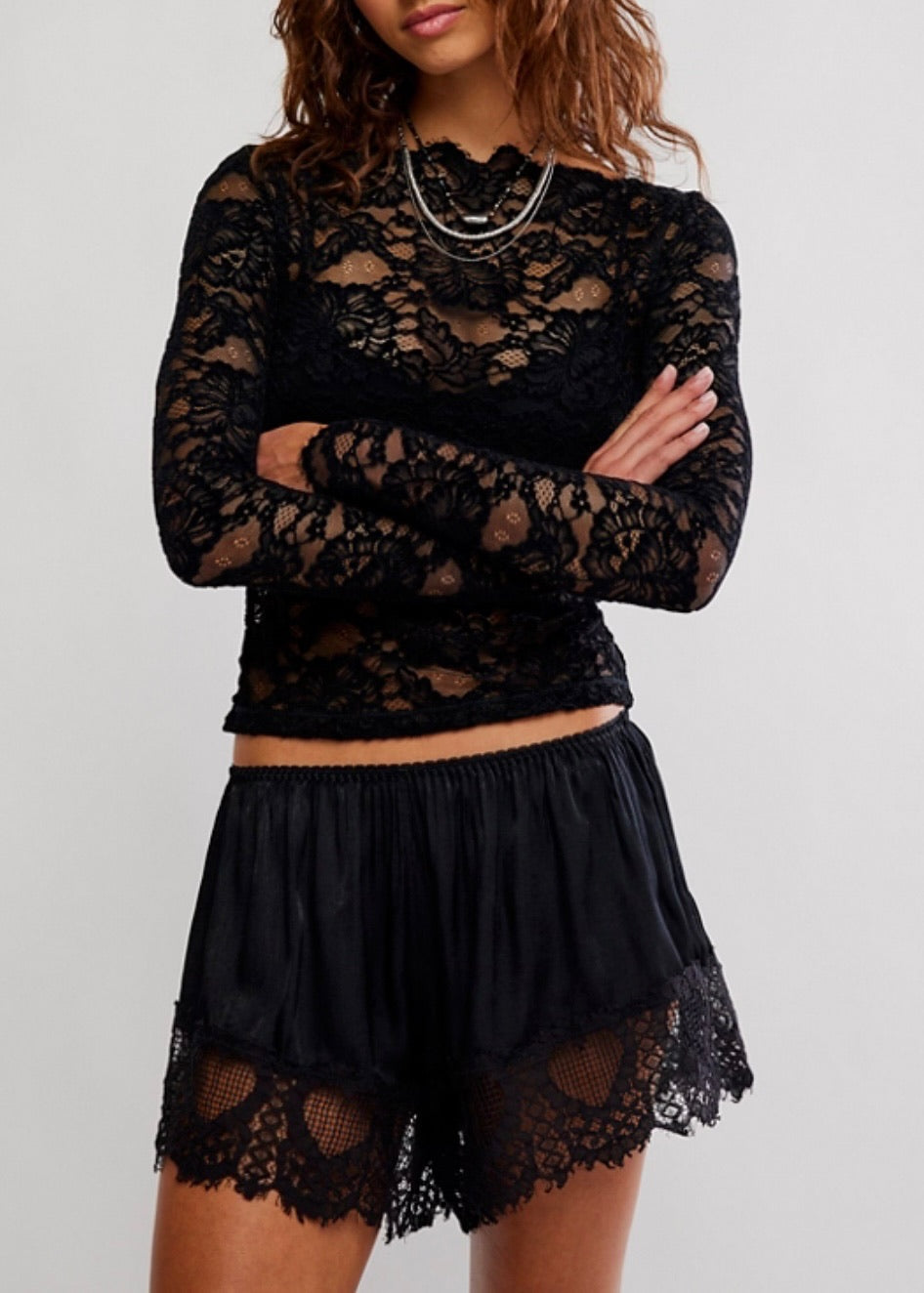 Raising Eyebrows Lace Top