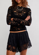 Raising Eyebrows Lace Top