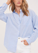Orlando Button Up Stripe Shirt