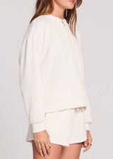 Long Sleeve Ecru Pullover