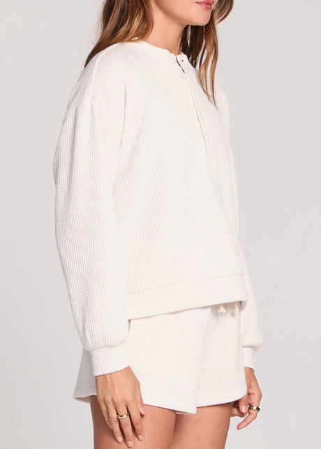 Long Sleeve Ecru Pullover