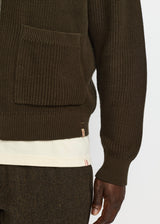 Zipped Knit Cardigan