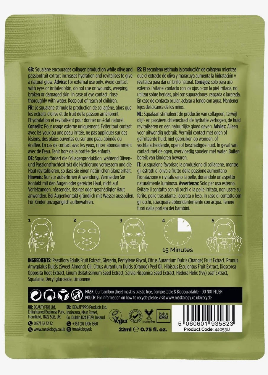 +maskology Squalane Professional Sheet Mask