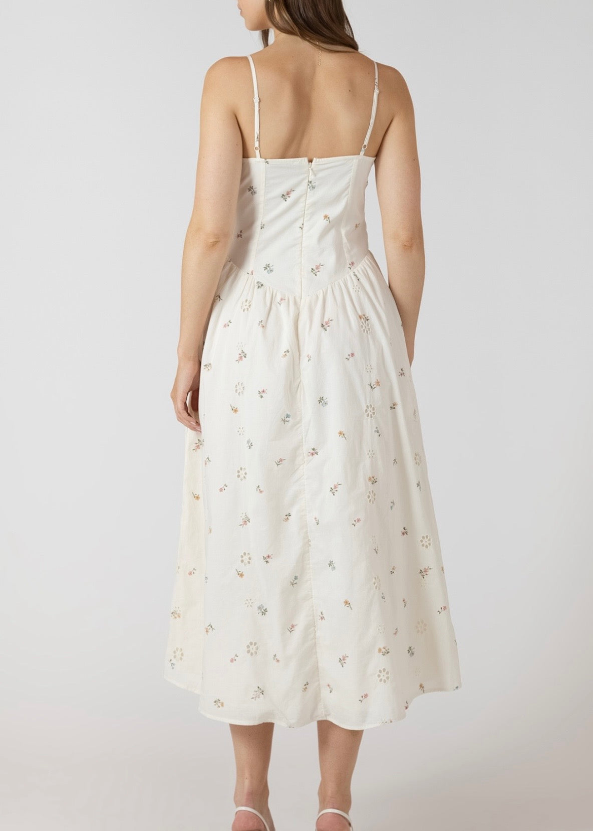 Smocked Midi Dress