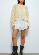 Eyelet Ruffle Shorts