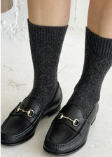 Cashmere Pointelle Socks