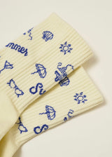 Vintage Summer  Grip Socks