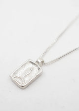 Fin Charm Necklace in Sterling Silver
