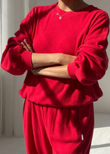 *pre-order Pointelle Crew Sweatshirt