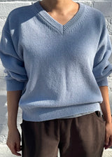 *pre-order Abby Cotton V-Neck Sweater