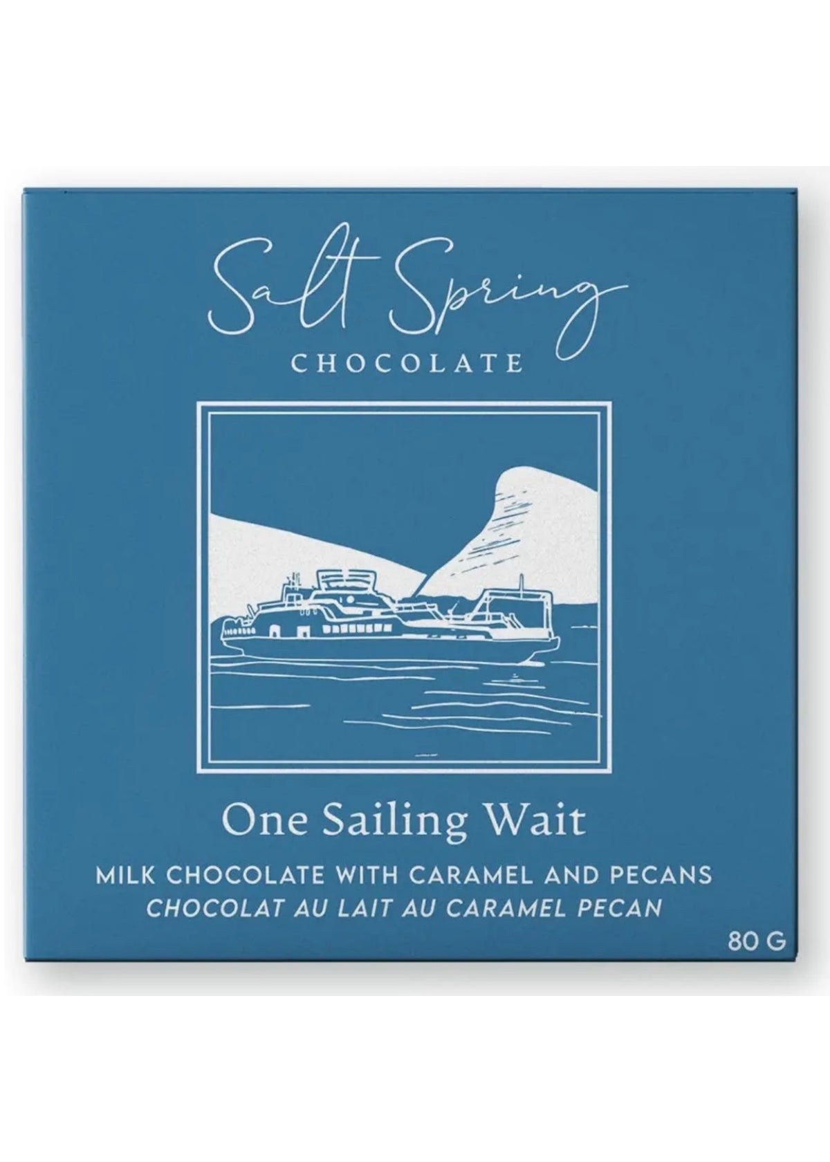 One Sailing Wait Milk Chocolate Pecan & Caramel Bar