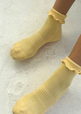 Ruffled Hugger Crew Socks