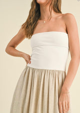 Blanca Strapless Dress