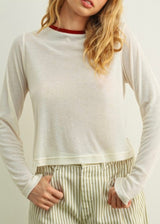 Ringer Long Sleeve Top