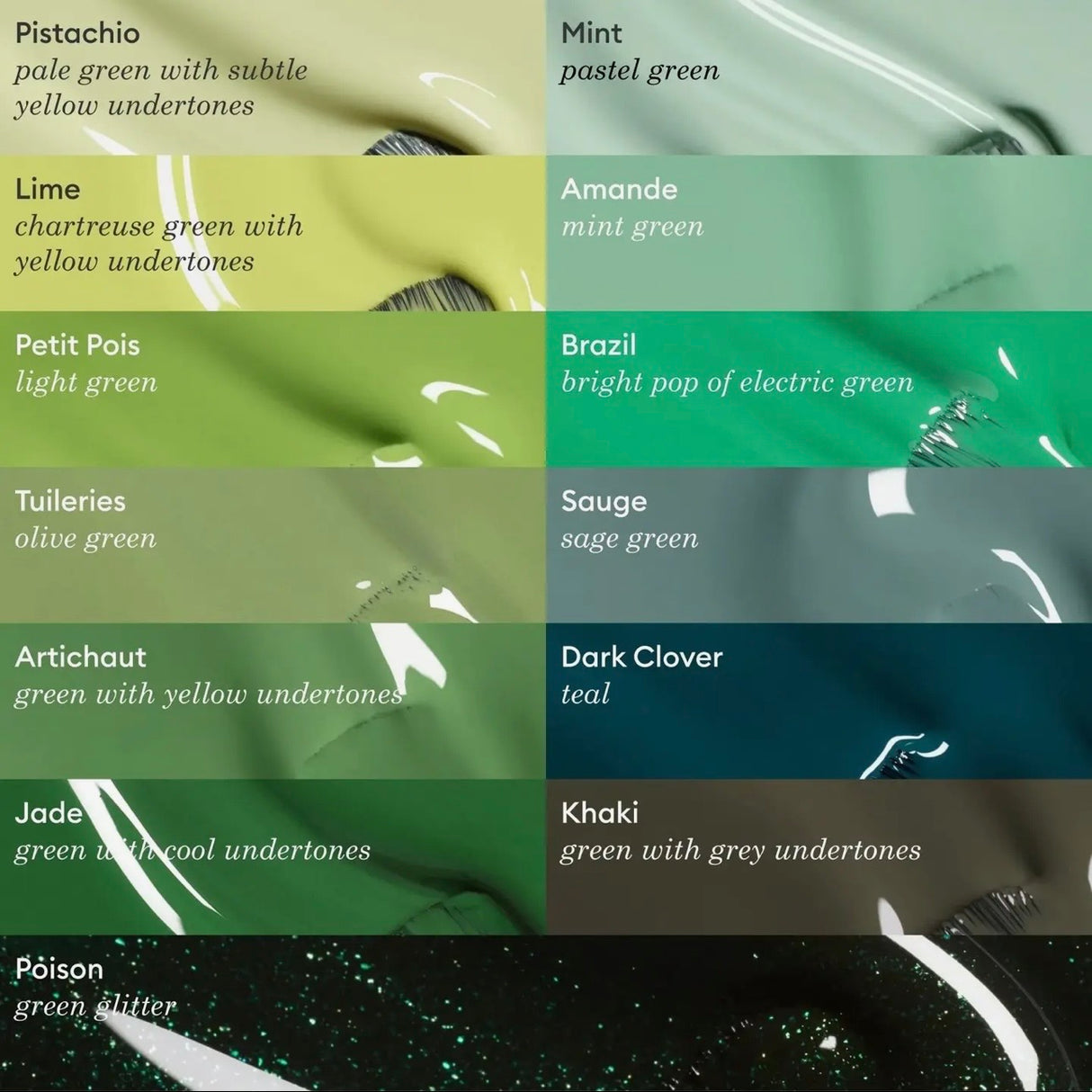 Poison Green Flash Nail Polish