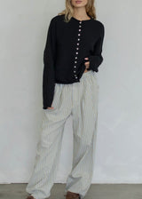 Piper Mismatched Button Cardigan