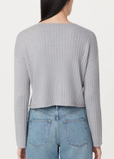 The Boat Neck Cropped Sweater