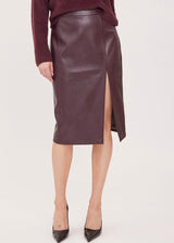 Lydia Faux Leather Skirt