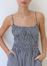 Gingham Wide Fit Jumpsuit