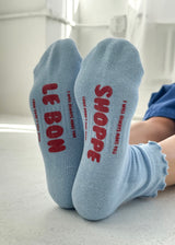 Ruffled Hugger Crew Socks