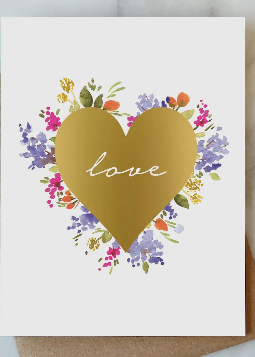 Love Flower Card