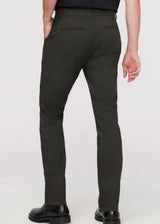 NuStretch Slim Straight Trouser in Evergreen