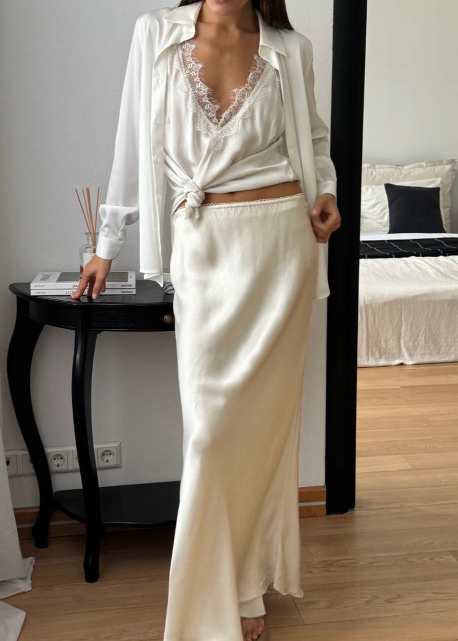Sasha Oyster Skirt