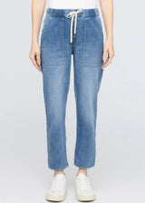 Performance Denim Crop Lite Harbour Pant - Light Stone